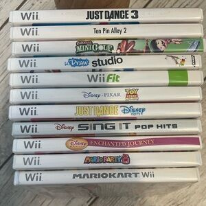 Large Lot of Wii Games